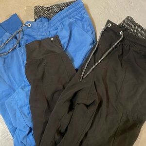 Black and Blue Scrub Jogger Bundle